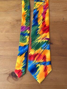 GARCIA California Mission Collection 62 Mens tie Rainbow Colorful New